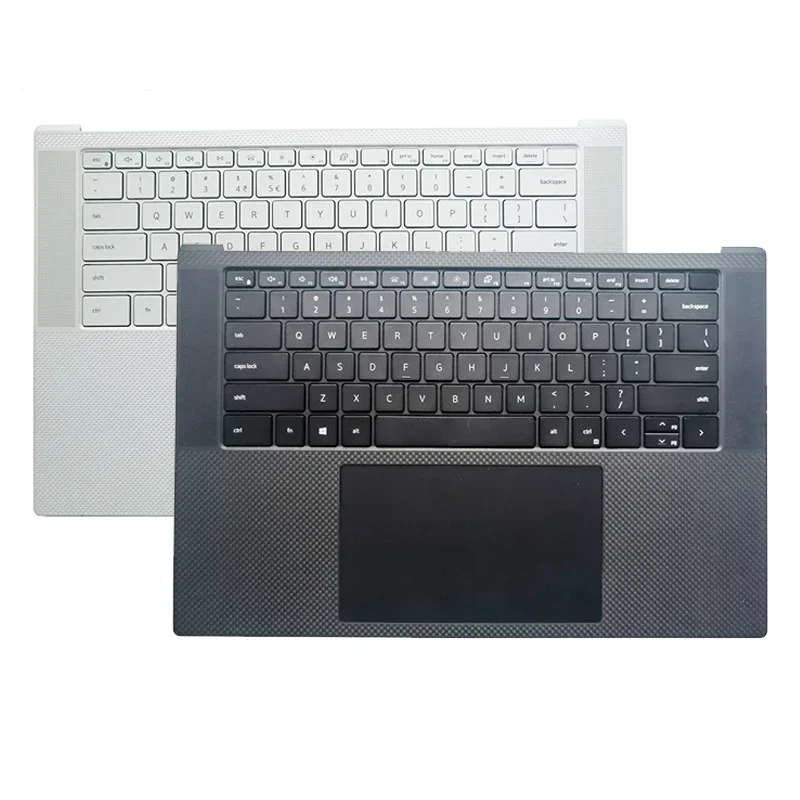 

US Original For Dell XPS 15 9500 Precision M5550 Palmrest Upper Cover Topcase Laptop English Keyboard Touchpad LS-H822P