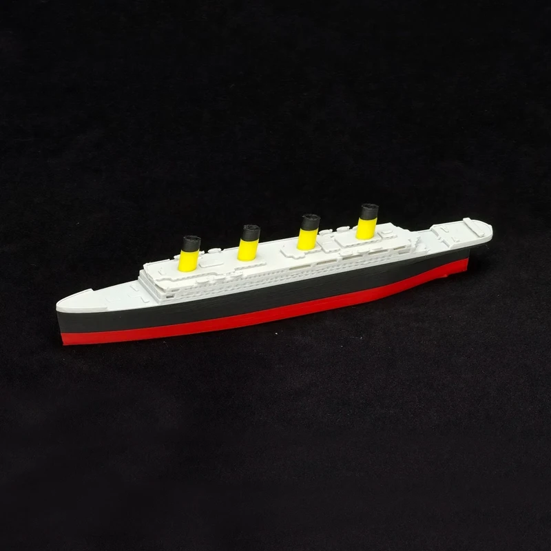 1PC 1/2000 Scale Titanic Ocean Liner Model Full Hull Version 3D Printed PLA Static Passenger Ship for Diorama Collection Display