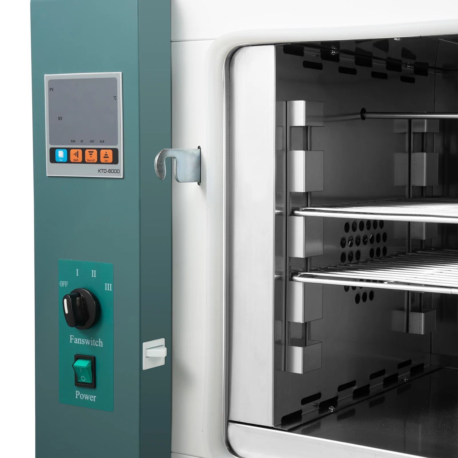 110V 1000 ワット工業用乾燥オーブンラボ工業用デジタル強制空気対流電気オーブン温度制御調整可能