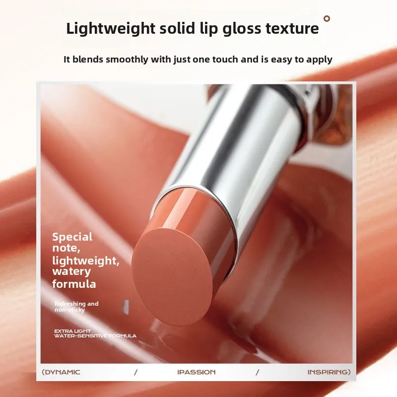 MISTINE ลิปสติก Matte Surface NUDE สี Non Stick CUP ลิปสติก Jelly Balm Moisturizing Tinted Lip Balm Hydrating Vitamin E