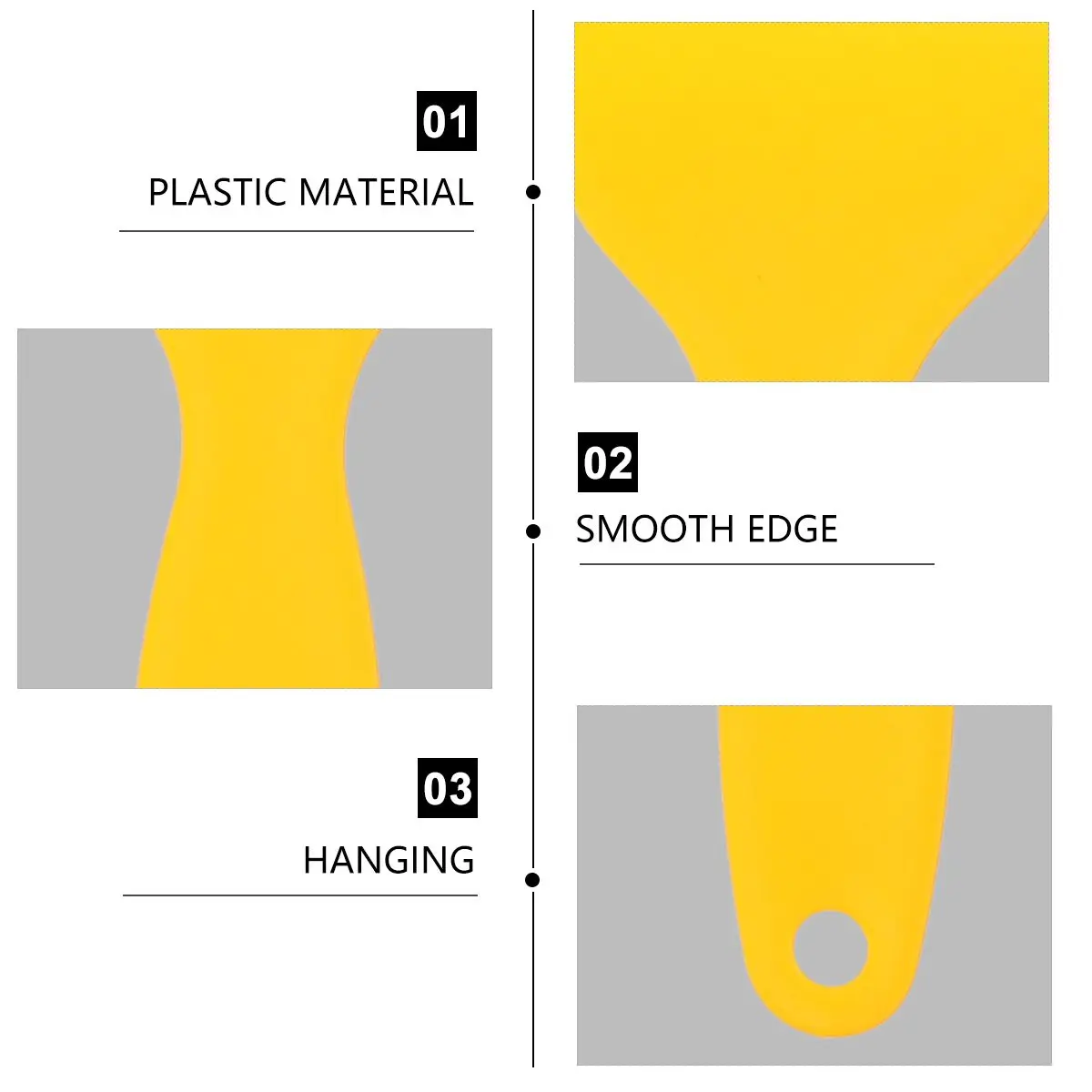 

Plastic Scraper Set Sealant Remover Tool For Kitchen Bathroom Silicone Caulking Cleaning Grout Removal Scraping Tool