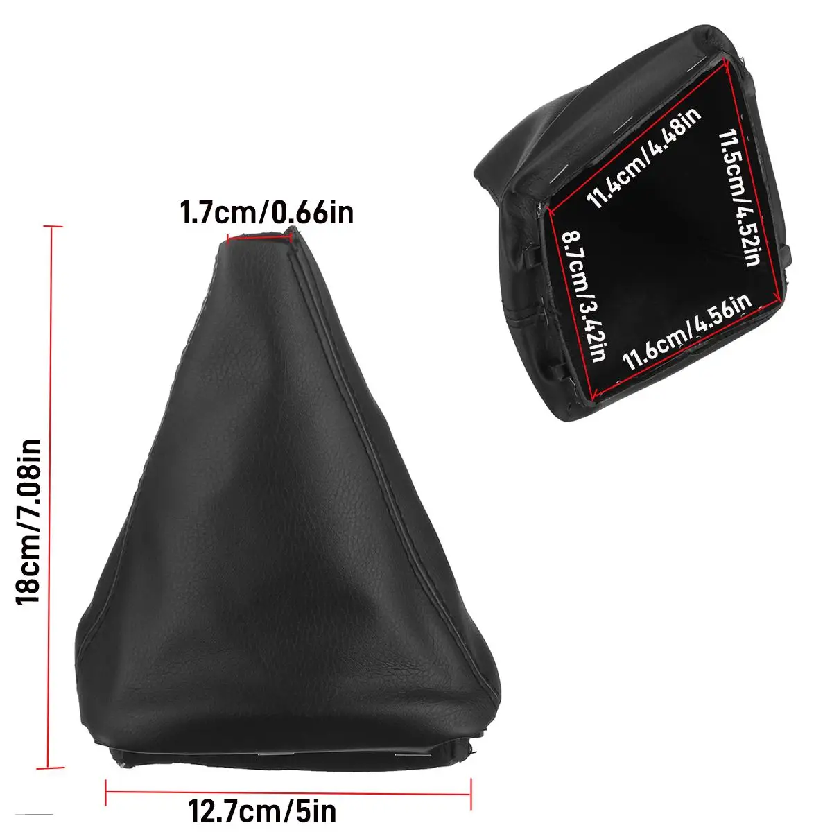 Gaiter Boot Cover For Skoda/Octavia A5 A6 2004 2005 2006 2007 2008-2012 PU Leather Gear Shift Knob Boot Cover