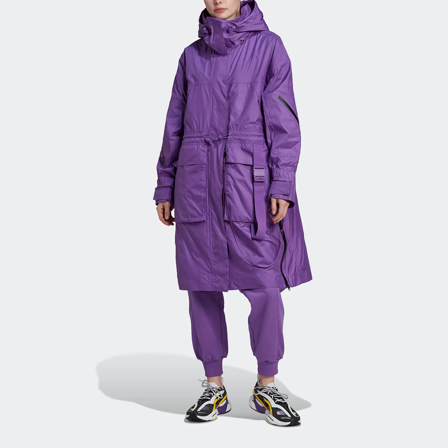 

Adidas подлинная новая женская модная длинная повседневная куртка HI6089