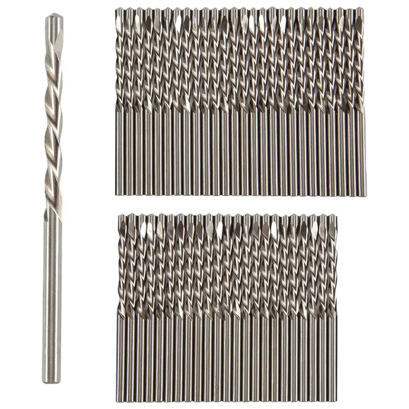 

ABUP-50 Pcs Drywall Bit 1/8 Inch Spiral Saw Tip Cutting Bits Drywall Guide Point Cutting Bits Tools, For Use With Spiral Saw