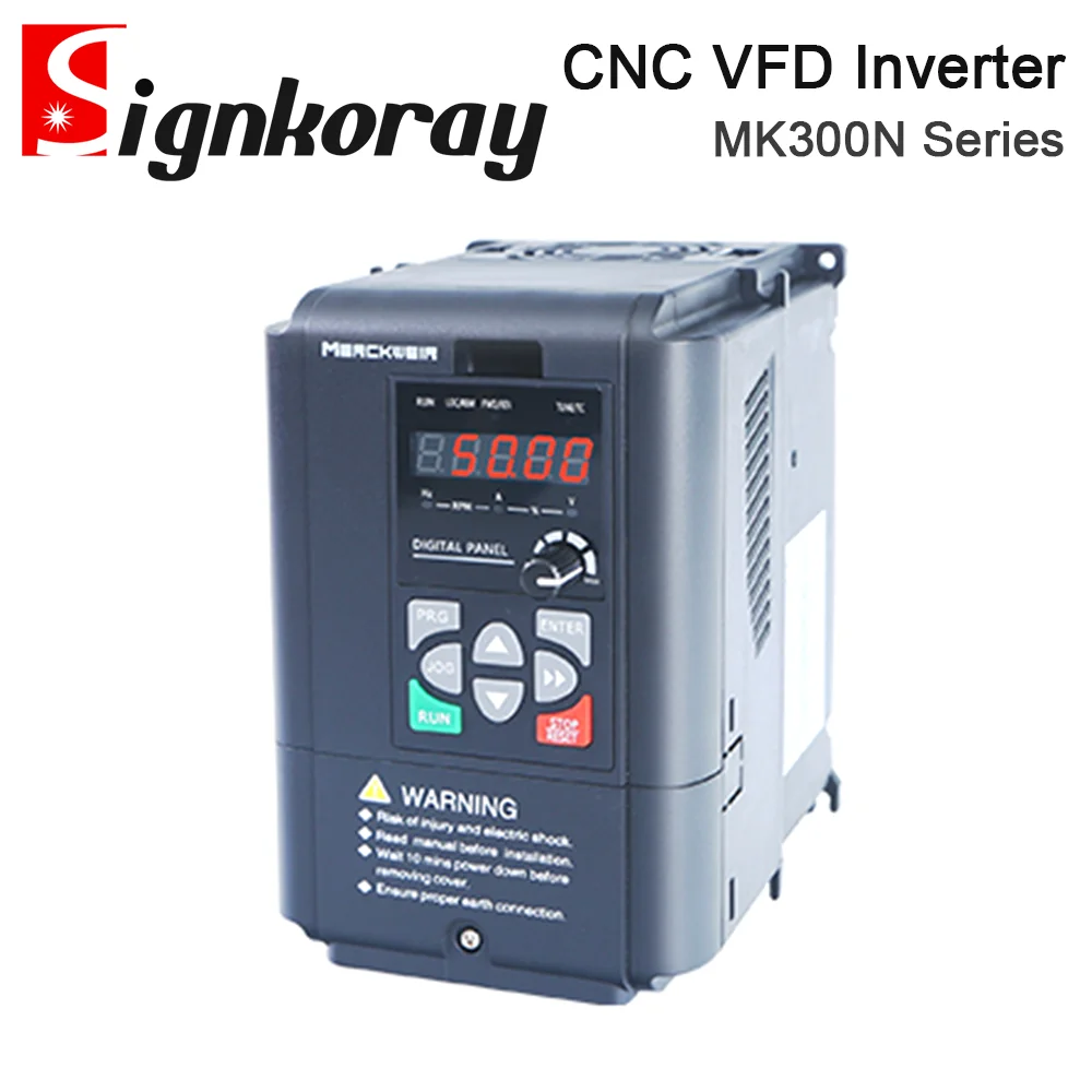 SignkoRay MK300N 시리즈 CNC 스핀들 모터용 범용 VFD 인버터 400W-11KW 220V 380V