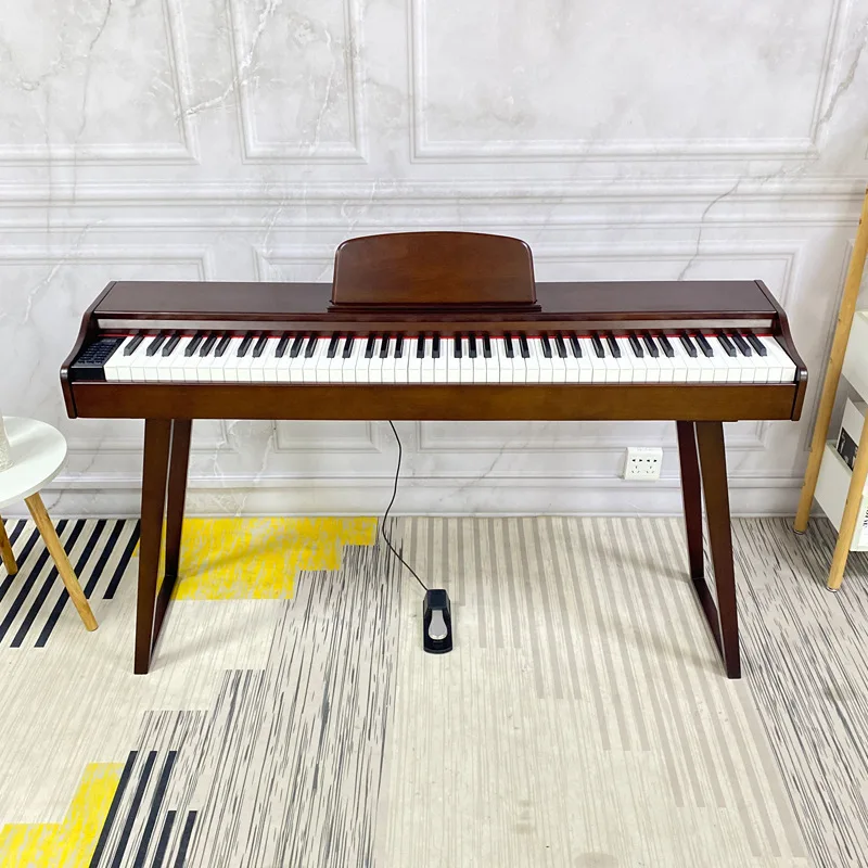 

8Solid Wood Electric Piano And LED Digital Tube Display Hammer Bounterweight Keyboard Wholesales Made In Bhina Piano