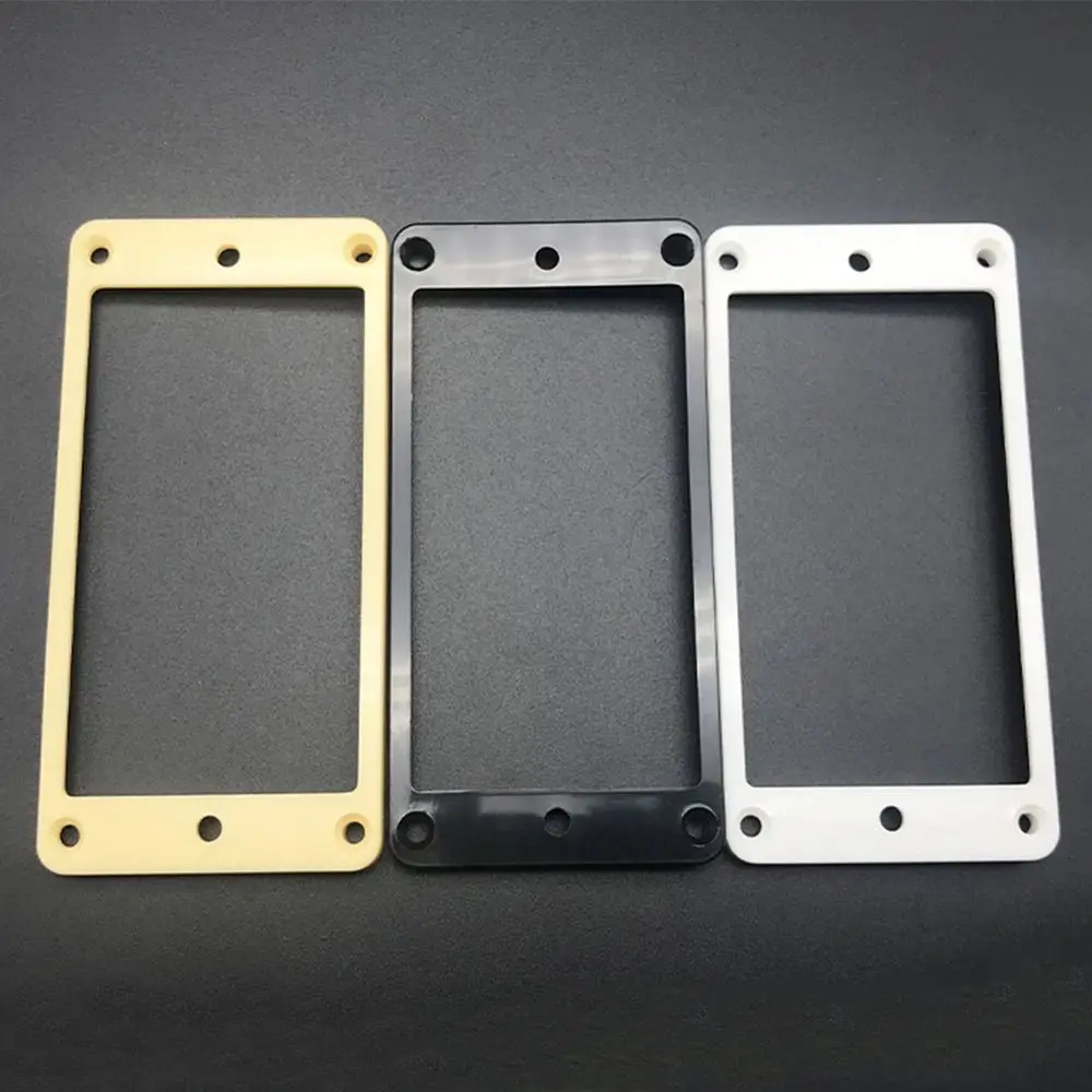 2Pcs Pickup Mounting Ring for LP Guitars Frame Set Replacement Pickups Cover Guitar Pickup for Humbucker Accessories Black White