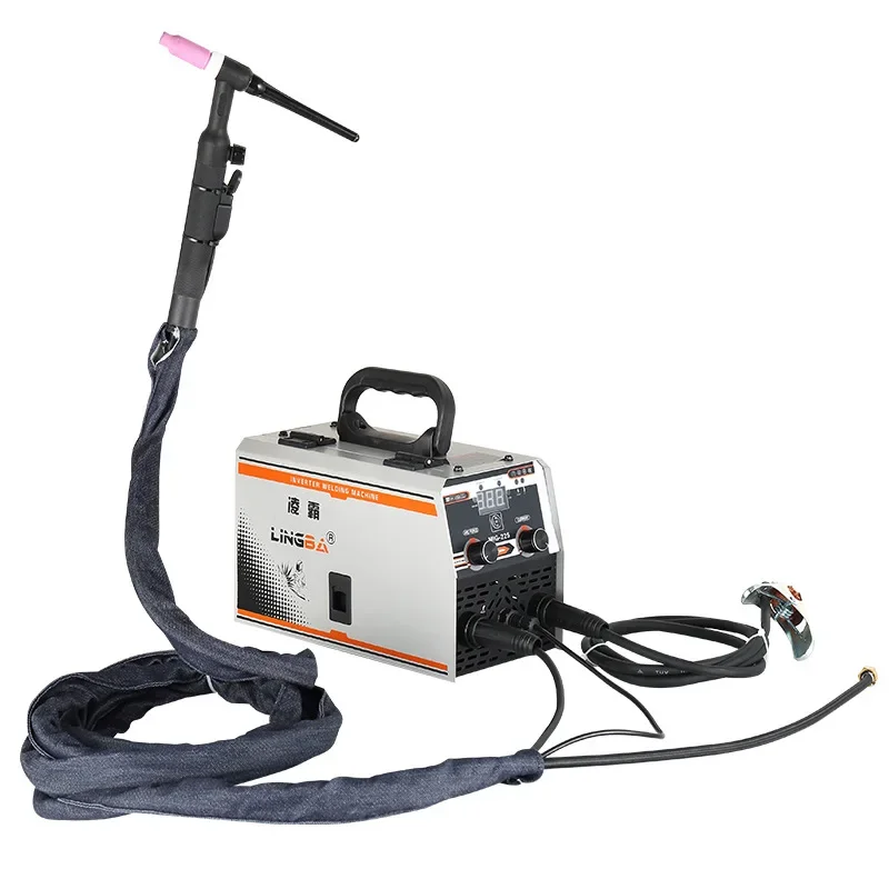 2024 New Model 120A European Standard 220v Welding Machine with Accessories 1kg Gasless Dual Purpose MIG/MMA-160A Electric