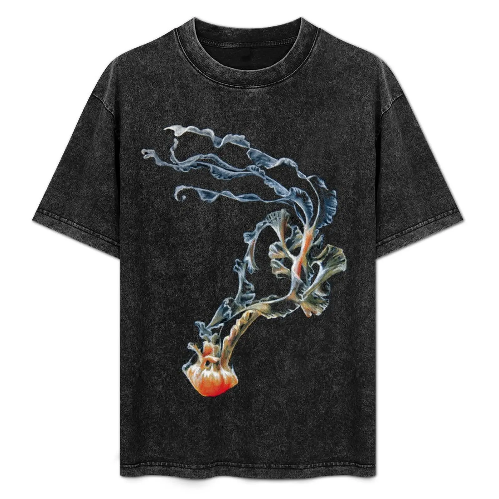 

Sea Nettle T-Shirt All Match Print Short Sleeve Top