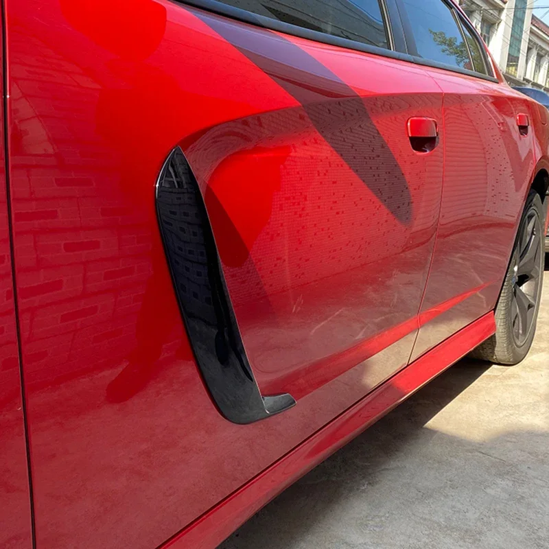 2011 To 2021 For Dodge Charger SRT Hellcat RT SXT Door Wind Knife Sticker Decorative Covers Front Door Side Fender Fin
