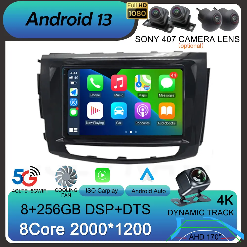 

Android 13 For Great Wall GWM STEED Greatwall Wingle 6 Car Radio Navigation GPS Android Auto Stereo Wifi 5G No 2din DVD