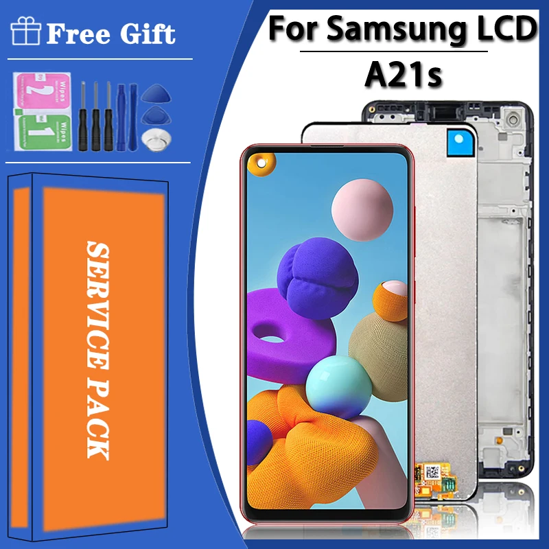 

High Quality For Samsung A21s A217 LCD Touch Screen Digitizer For Samsung A21S SM-A217F/DS SM-A217F/DSN LCD With Cover