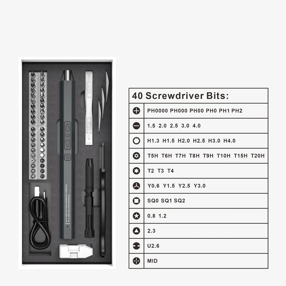 Precision ไขควงชุดไขควงไฟฟ้าชุดสำหรับซ่อมโทรศัพท์ชาร์จ Bit Mini สว่านแม่เหล็กเครื่องมือ