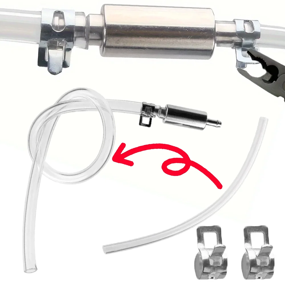 

Motorcycle One Way Suction Hose 2025 New Arrival Protable Transparent Brake Clutch Brake Vent Hose Motorcycle Accessories