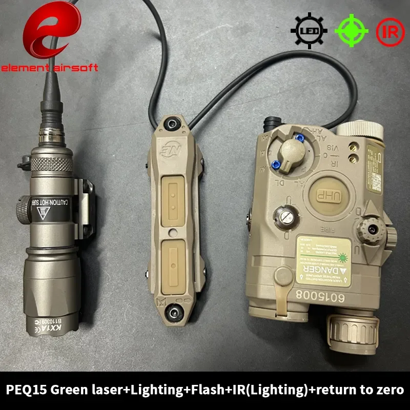 Lampe de poche tactique PEQ15 PEQ-15 SF M300A M600C, haute qualité, accessoires de chasse pour fusil à air, indicateur vert à point rouge haute puissance