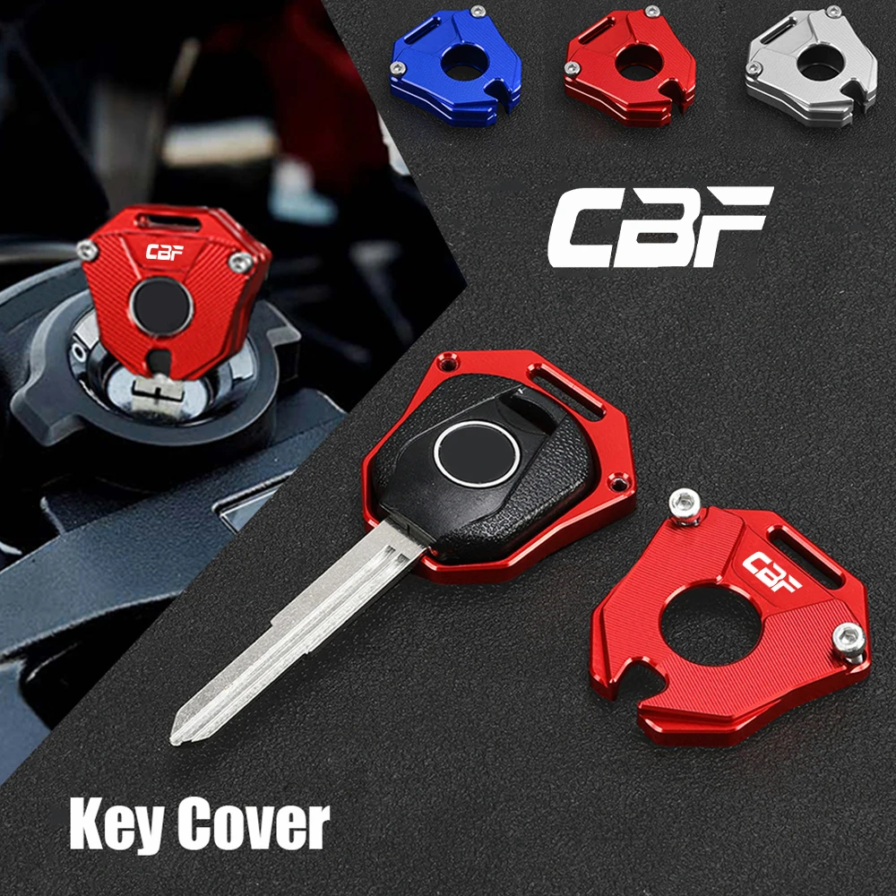 

Motorcycle CNC Aluminum Accessories Key Cover Keychain Keyring Shell Case Protection For HONDA CBF600 CBF 600 cbf600 All years