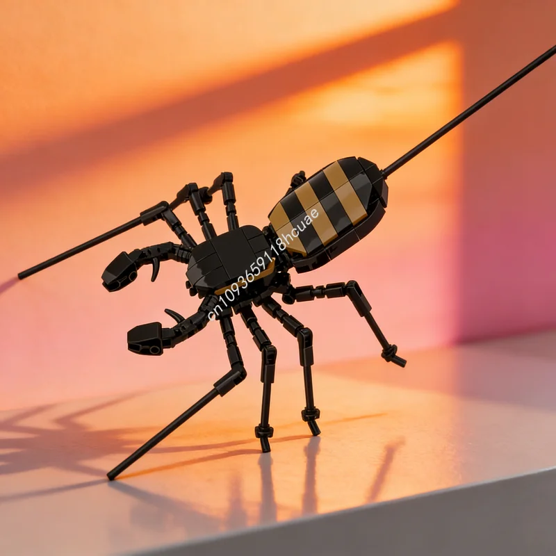 

133pcs MOC Vinegaroon Uropygi Order Icons Model Building Blocks Architecture Toys Christmas Gifts DIY Creative Idea Brick