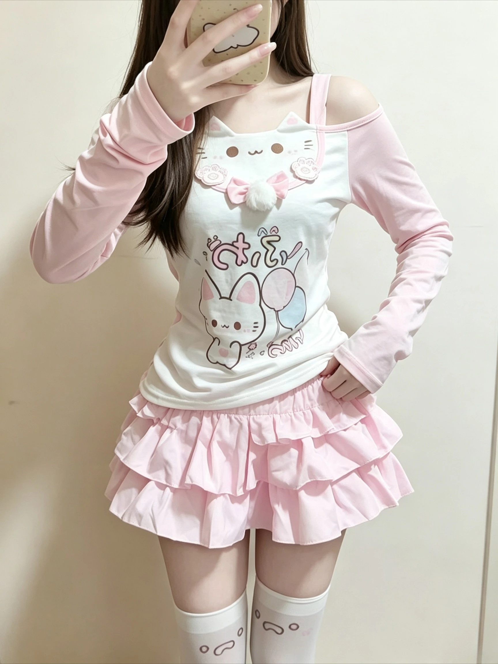 Süße japanische T-Shirts für D – Blouse Off Shoulder Bewertung und Preis