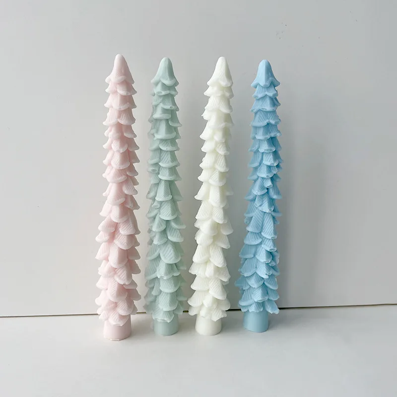 Strip Candle Silicone Mold DIY Strip Christmas Tree Aroma Candle Handmade Soap Mold