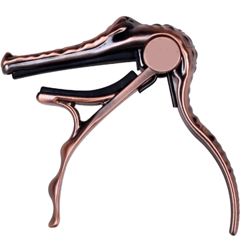 

Portable Metal Guitar Capo Crocodile Clamp Tone Modified Clip Useful Guitar Accessory for Acoustic Electric Capo