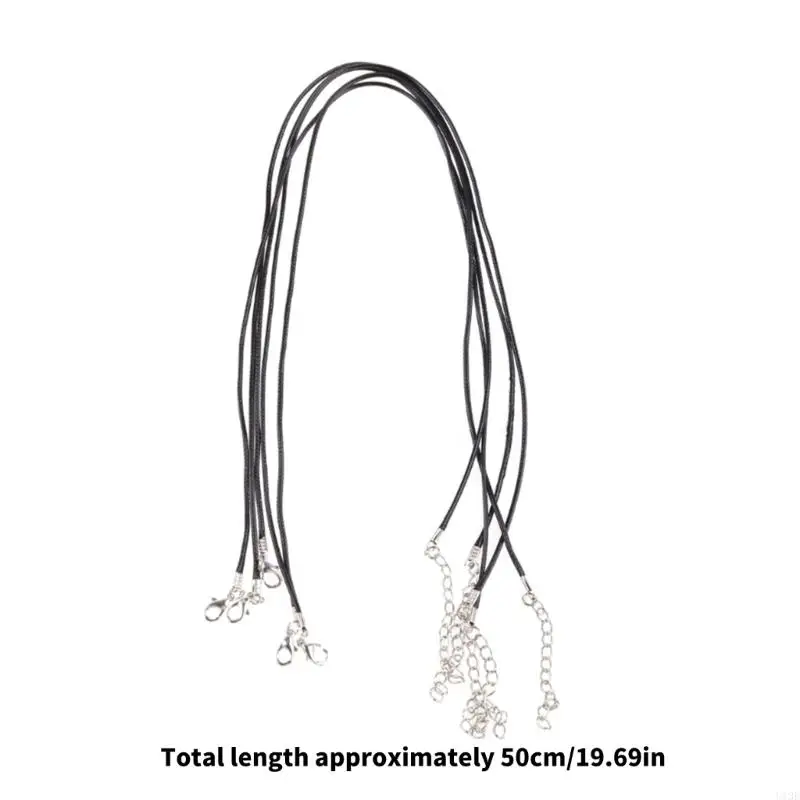 5pcs/Lot Leather String String Wax Braid rop