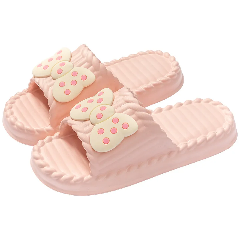 Women Slippers Summer Home Indoor Use, 2026 New Style, Thick Soled, Household Bathroom Anti-slip Cool Slippers for Outdoor Wear image 6