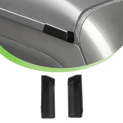 for Jeep Wrangler JL Gladiator JT 2018-2020 2021 2022 2023 Rainwater Rain Gutter Extensions Car Exterior Accessories ABS Black