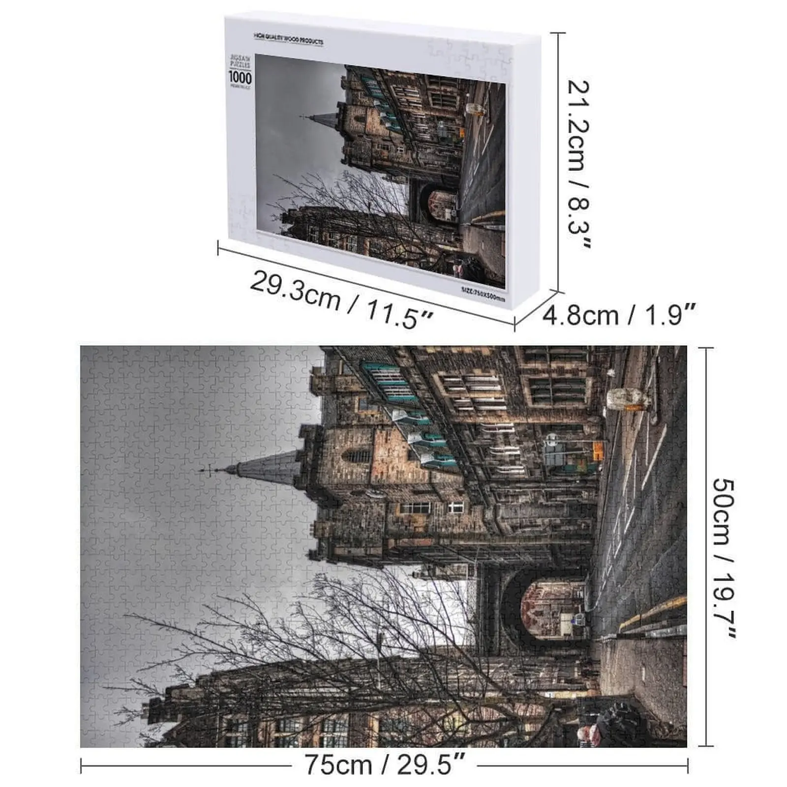 카우게이트 직소 퍼즐 맞춤형 사진 맞춤형 나무 선물 퍼즐