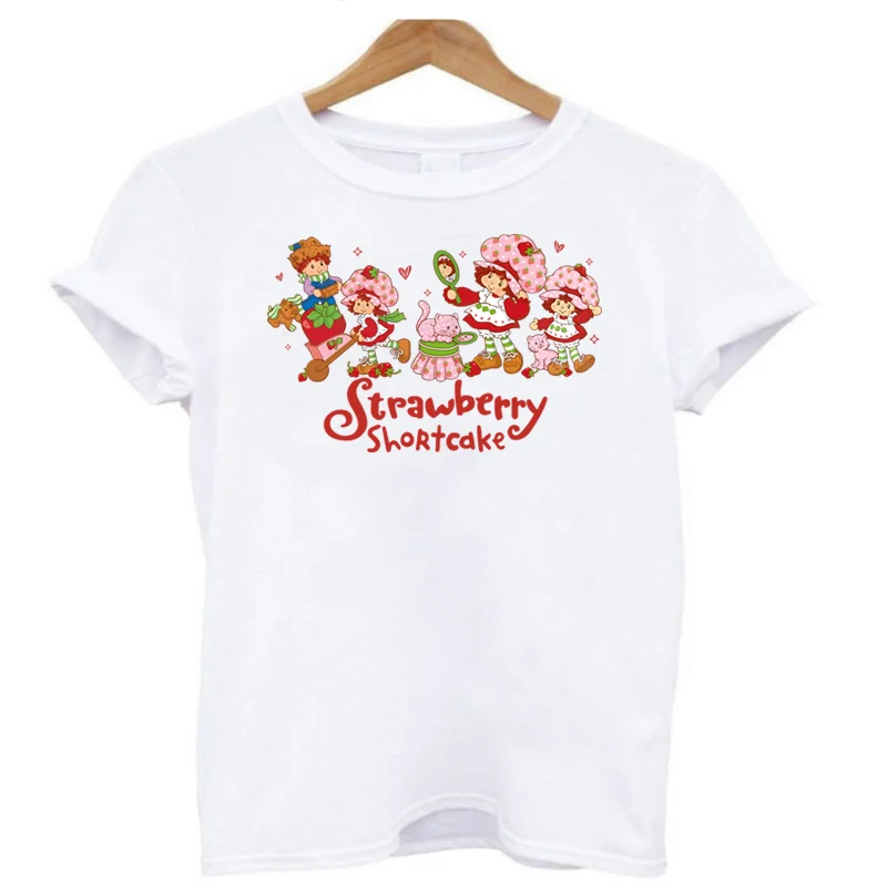 Erdbeere Shortcake Eisen auf Patches Bügelanwendungen für Kleidung Wärme Thermotransfer T-Shirt Aufkleber Zubehör individuell – Detail 12