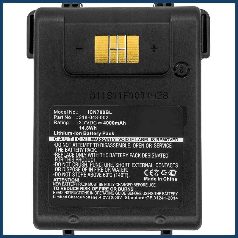 4000 мАч подходит для сканера штрих-кода Intermec CN70e 1000AB01, аккумуляторы для бытовой электроники, аксессуары и детали, аккумуляторы