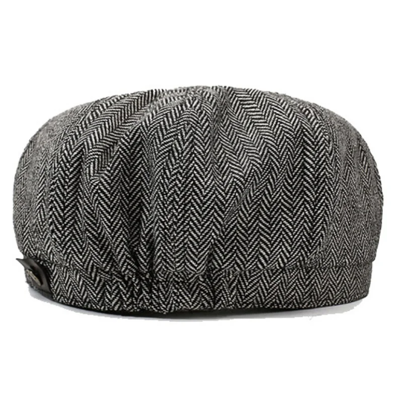 Men Casual Peaky Blinders hat Spring Autumn Retro Beret Hats Wild Casual Hats Unisex Wild Octagonal Cap girl Newsboy English hat view 6