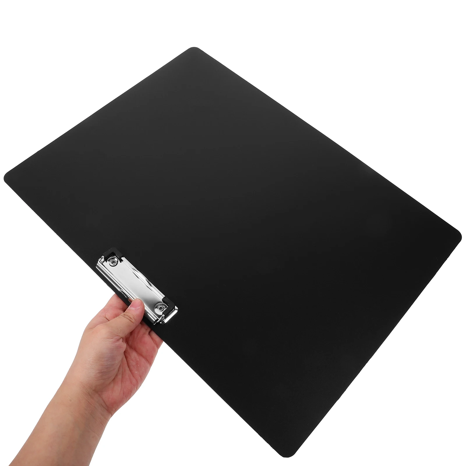 A3 Horizontal Plastic Clipboard with Metal Clip Ergonomic Design Waterproof Writing Board for Office Use