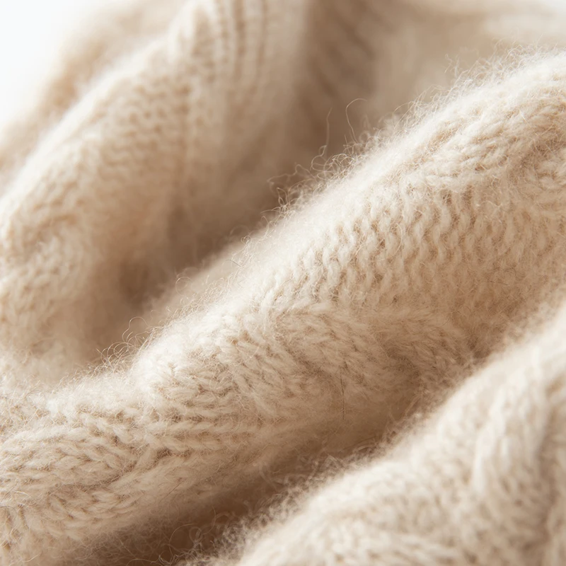 Hohe Qualität Winter Frauen Kaschmir Hüte Mode Im Freien Warm Halten Ohr Caps Solide Strick Beanie Russische Hut Weibliche Bomber Hüte – Detail 16