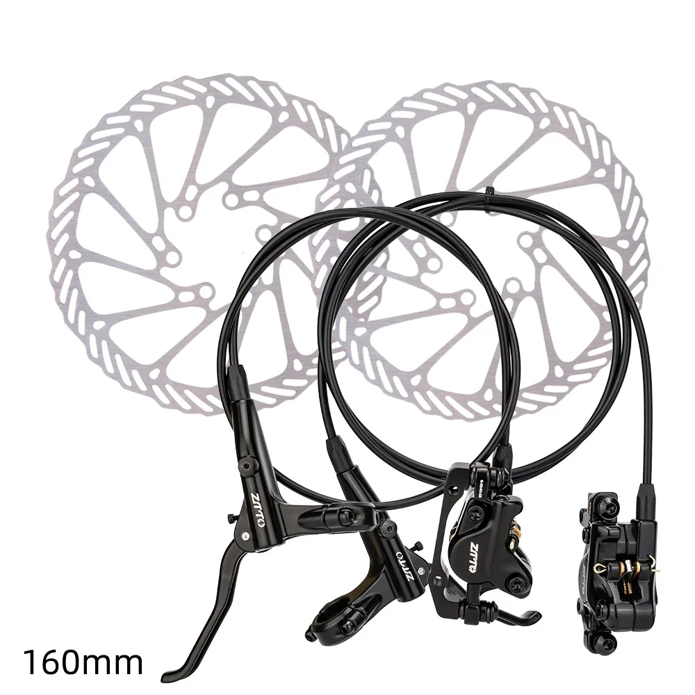 ZTTO MTB Hydraulic Disc Brake 2 Piston Lightweight XC Trail Calipers Original Metal Pads Oil Pressure Rotor M6100 M8100 G55 image 3