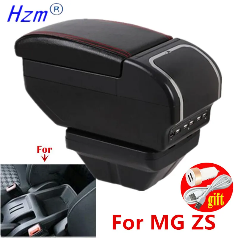

Подлокотник для MG ZS, центральный органайзер с USB-зарядкой, аксессуары для тюнинга салона автомобиля
