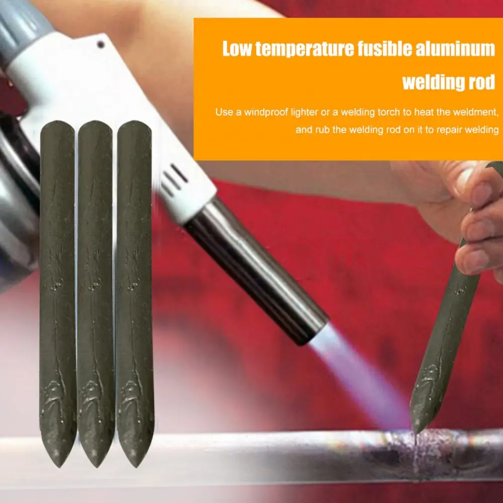 

6/8/12/15/20Pcs Powder Cored Welding Aluminum Rod Low Temperature Easy Melt Aluminum Soldering Welding Rods without Solder Weld