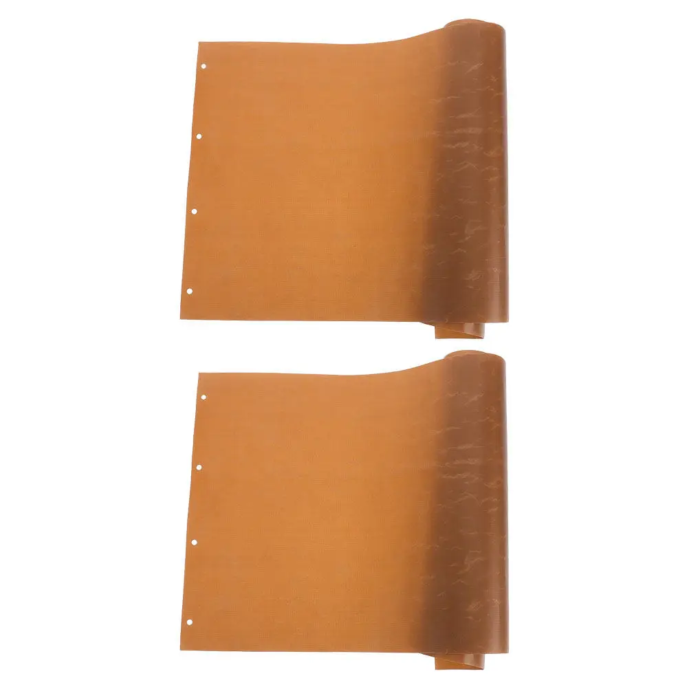 

2Pcs Non-Stick Pizza Peel Cloth High Temperature Resistant Sliding Replacement for Baking Oven Transfer Reusable Cooking Mat