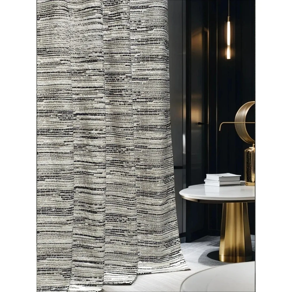 

Luxury French Curtains High Precision Embroidery European Style New Villa Living Room Bedroom Blackout Drapes Elegant Home Decor