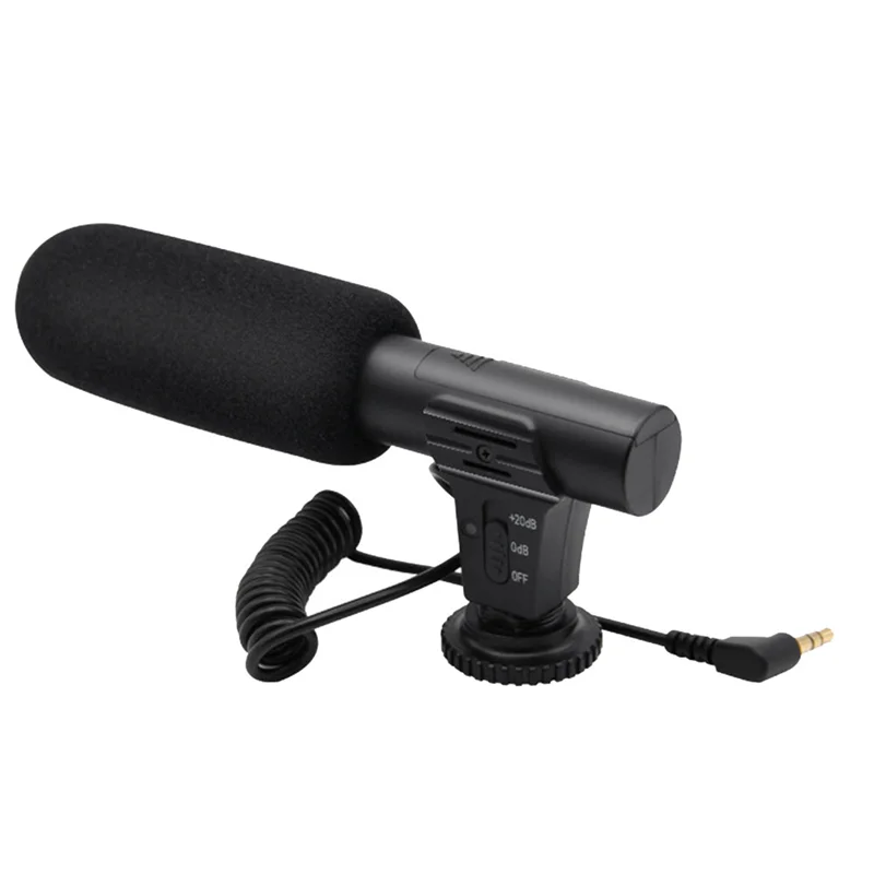 Camcorder Microphone DSLR Camera Microphone Professional Photography Interview Microphone Noise Reduction