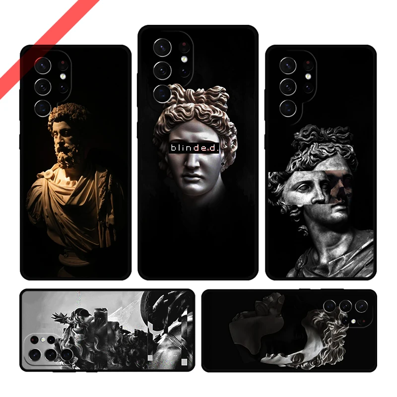 Greek Aesthetics Plaster statue Phone Case For Samsung Galaxy S20 FE S21 S10 S23 Plus S24 S22 Ultra Note20 Note10 S9 S8 Cover