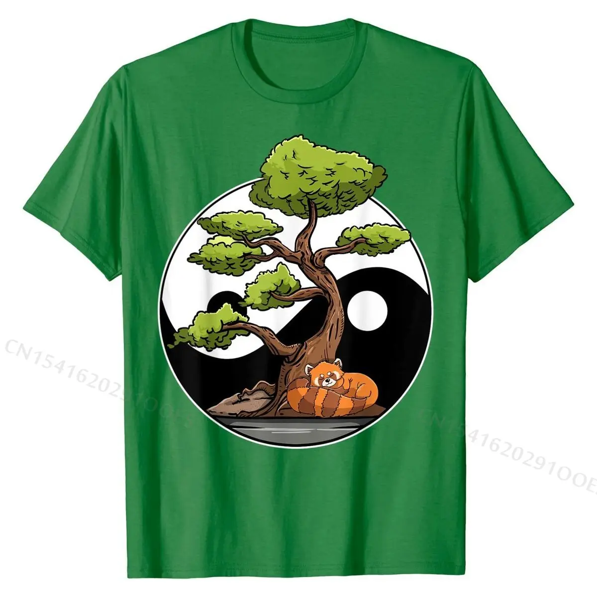 Yin Yang Bonsai Tao Taoism Spiritual Zen Meditate T-Shirt Tshirts Casual Rife Youth Tops Shirt Casual Cotton