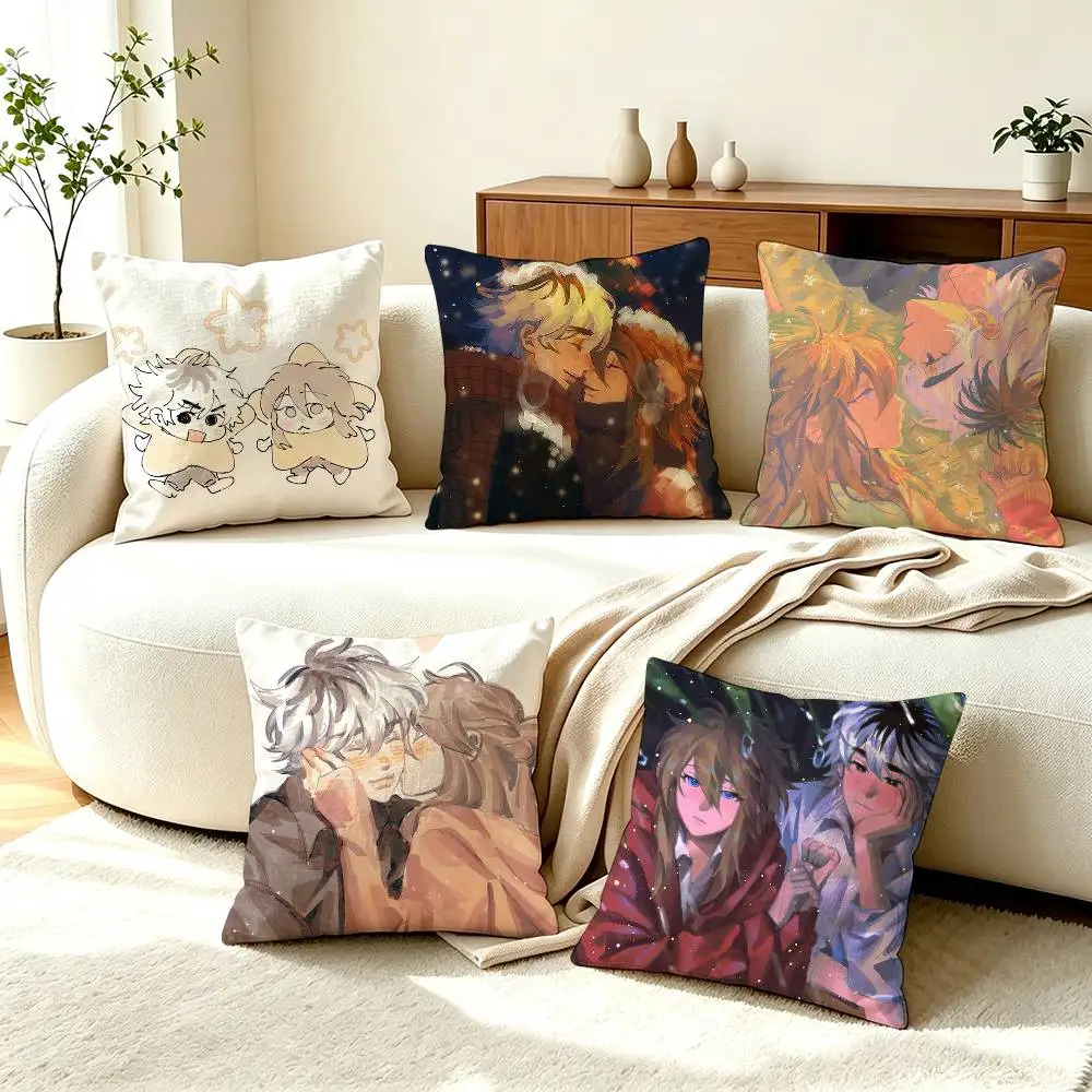 Cherry Crush  Pillow Case Square Double-Sided Sofa Cushion Cover Bedroom Bedside Pillow
