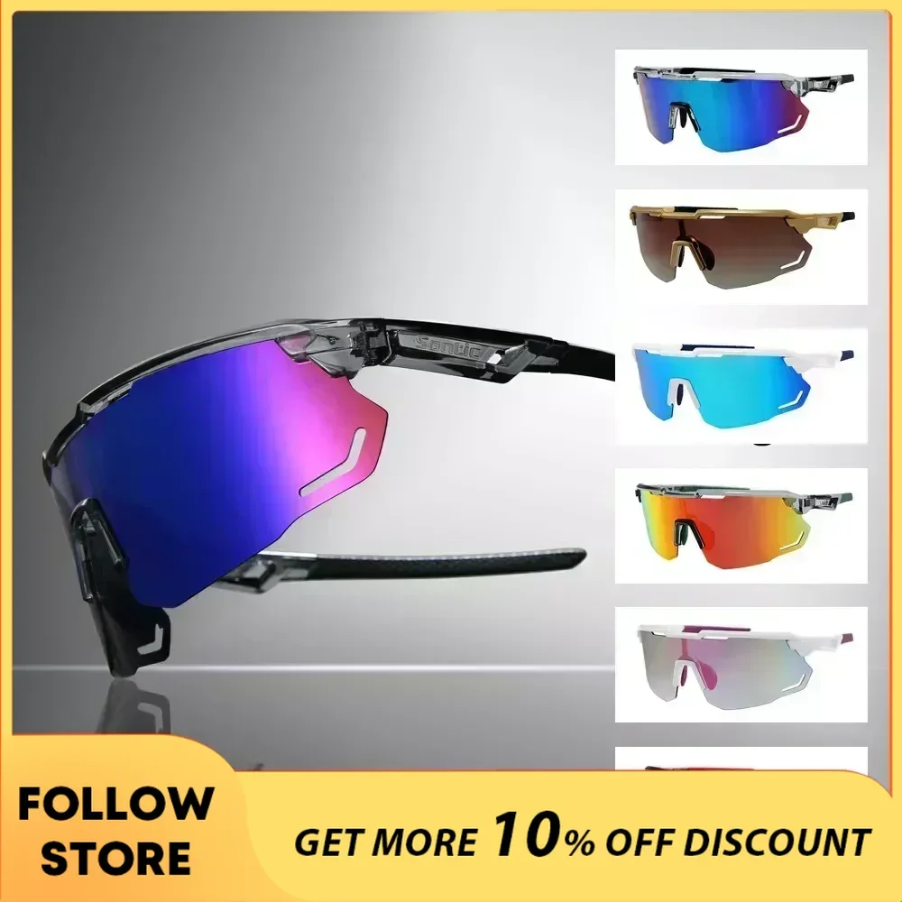 

Santic Cycling Glasses Mountain Bike Bicycle Cycling Sports Polarized Sunshade Glasses Outdoor Sports Sunglasses