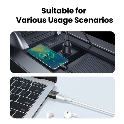 Адаптер UGREEN USB 3,1 Type C OTG, переходник с USB A «папа» на USB C «мама», кабели для Macbook, Samsung S10, Huawei, USB на Type-c OTG