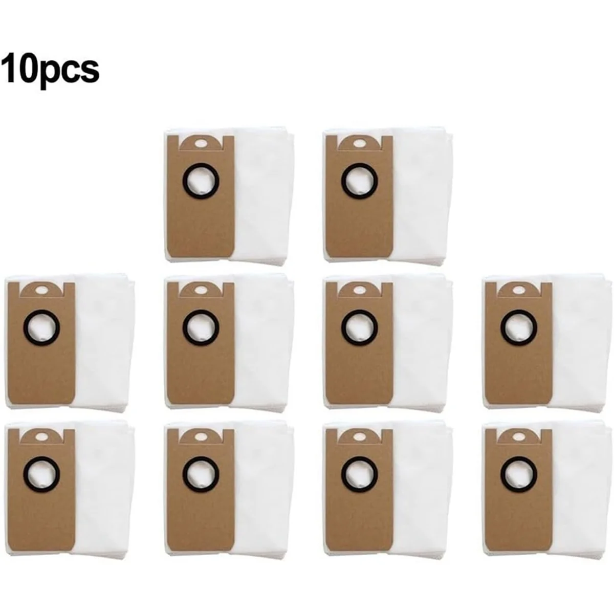 أكياس غبار المكنسة الكهربائية A01M لـ Laresar L6 Pro لـ Airrobo T10 + أكياس القمامة الغبارية ملحقات استبدال المجمع