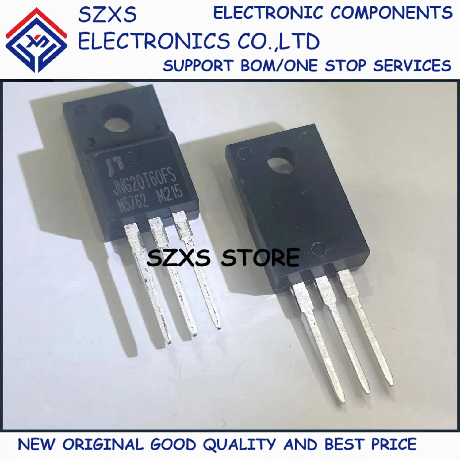 

New Original 10Pcs JNG20T60FS TO-220F 600V 20A Powerful IGBT Transistor In Stock Electronic Component Good Quality