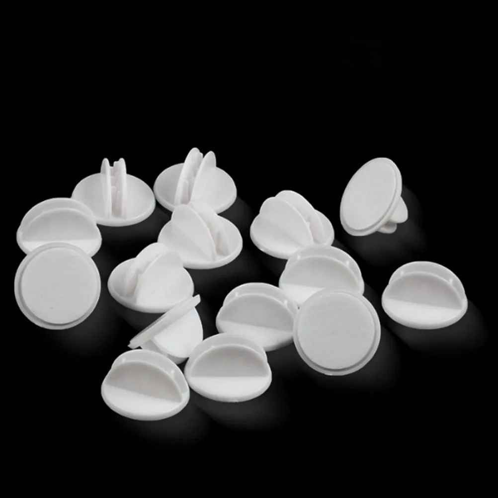 25Pcs Plastic Sign Clips Adhesive Base Rotatable Tag Holder for Store Shelves Restaurants Exhibitions Wedding Table Numbers Food view 6