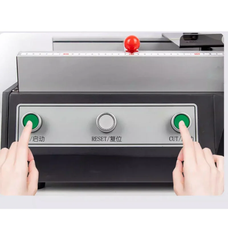 A3/A4/A5/B5 Size Electric Paper Cutter 320mm Desktop Paper Trimmer Book Cutting Machine Small Business Card Photo Cutter 220V