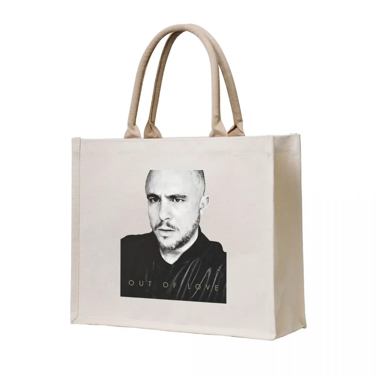 

Caesar Gergess Out of Love Portrait Black on Black Cover Tote Bag the tote bag Women's shopping bag sacs de shopping
