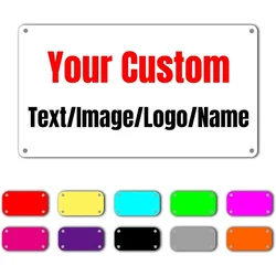 Personalized Metal Tin Sign, Customize 30x15cm Plates, Wall Decor Tin Sign, Home Decor Painting Plaques, Art Poster WYD2